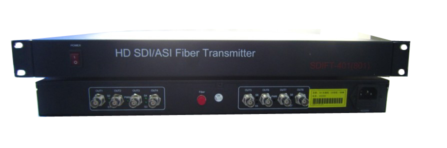 8路ASI(SDI)高清視頻(pín)光端機